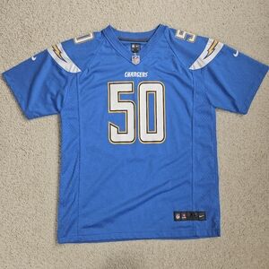 LA Chargers Jersey Blue 50 Te'O Boys XL 18-20 NFL Nike Youth Football